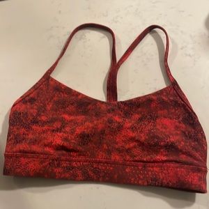Lululemon red lunar new year bra